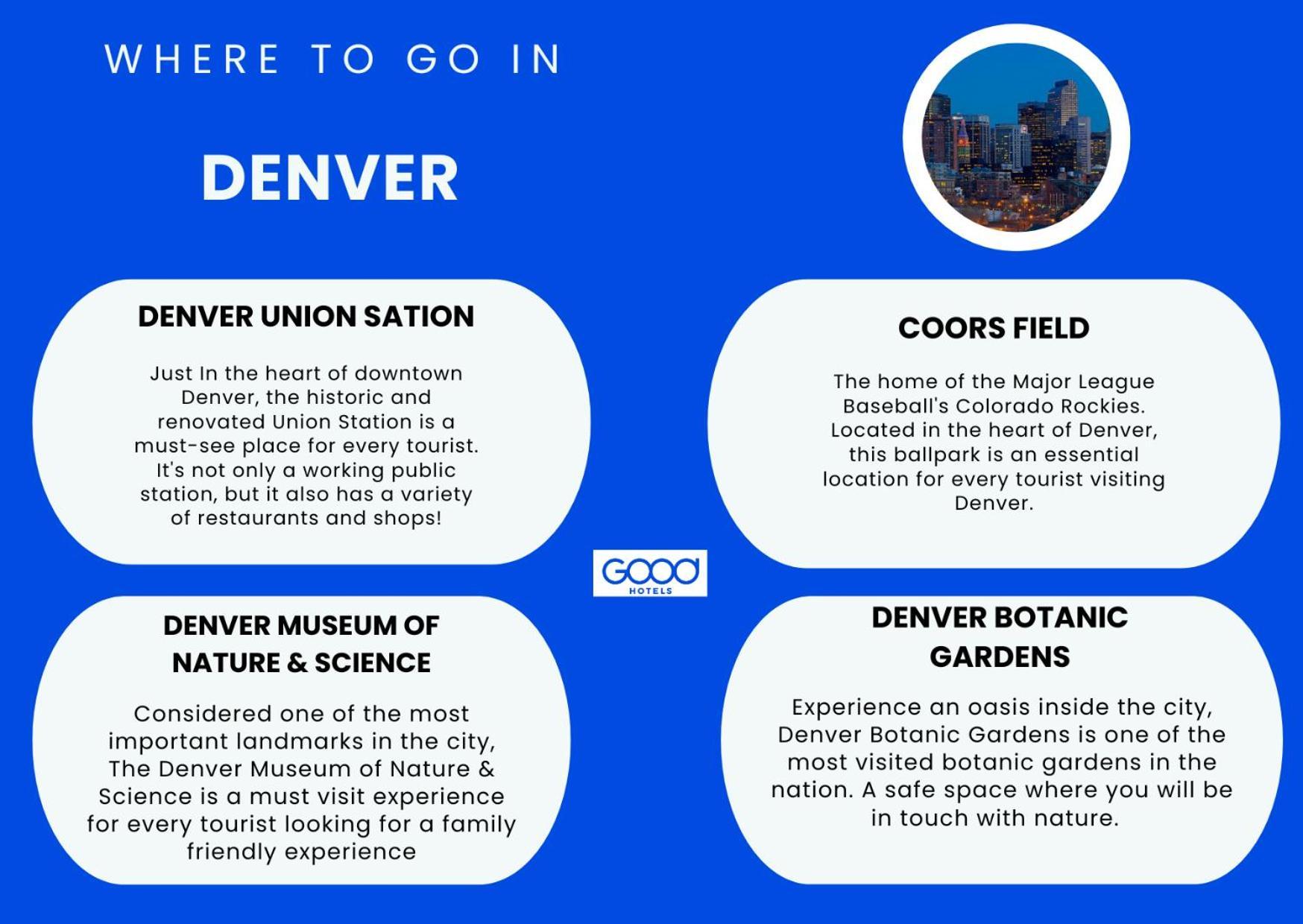 Good Hotels Downtown Denver Bagian luar foto